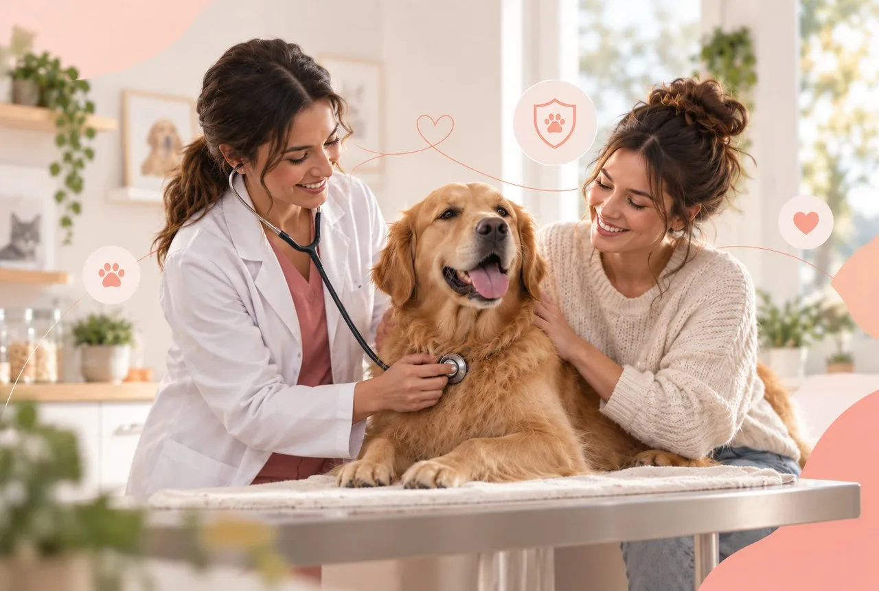 Pet owner comparing options for medical insurance for your pet
